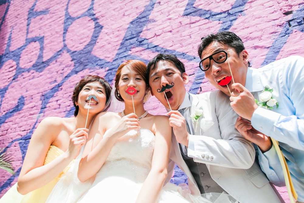 ブライズメイド 結婚式 ハワイ カワイアハオ教会