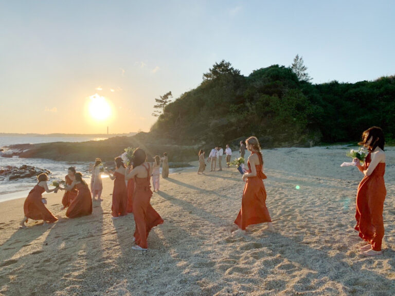 テラコッタ インフィニティ ブライズメイドドレス 沖縄 結婚式