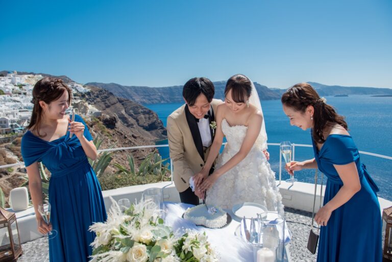 ギリシャ サントリーニ島 ウエディング 結婚式