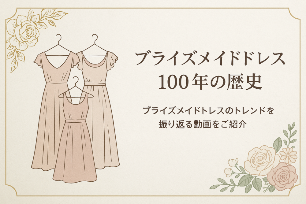 ブライズメイドドレス100年の歴史