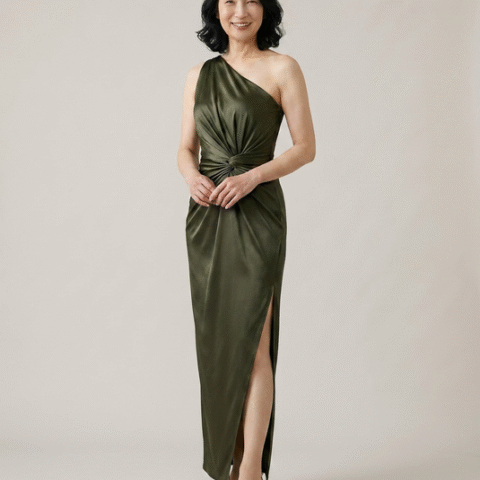 お母様ドレス Chelsea ODETTE ワンショルダードレス